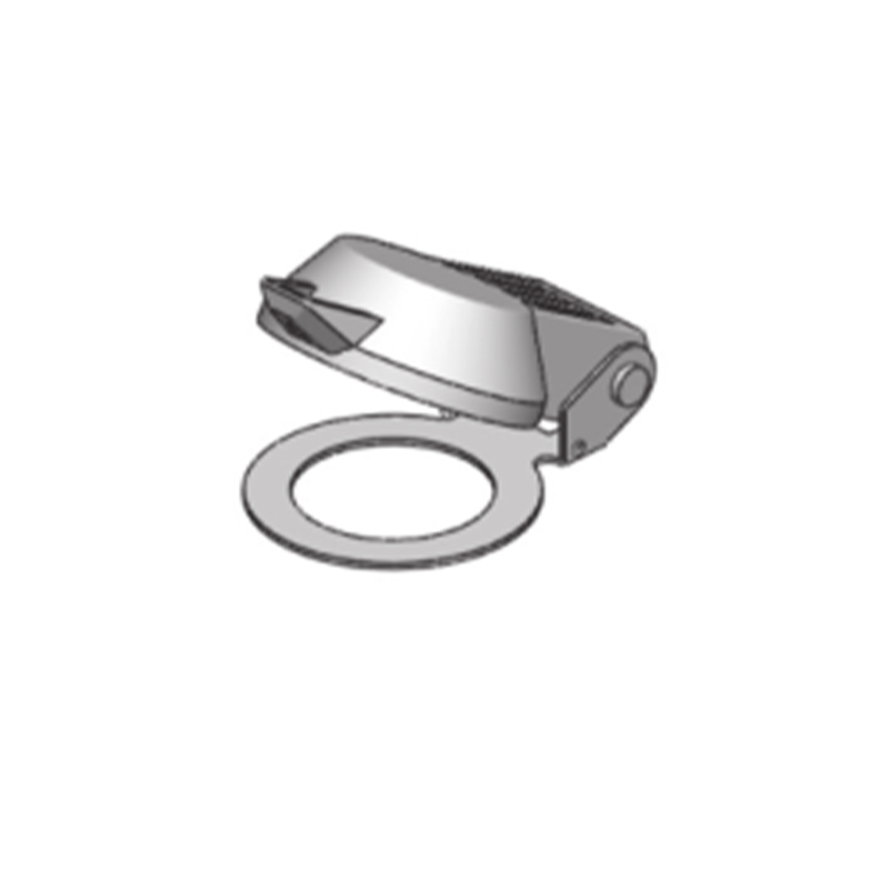 DP001 Chrome ZDC Dust Clúdach Uiscedhíonach Clúdach Accessories Lock