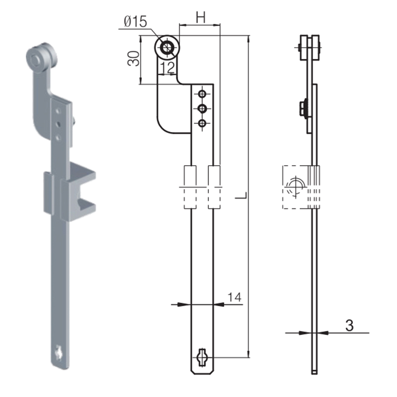 LG006-2 Il-mhúnla Accessories Slat Ceangail