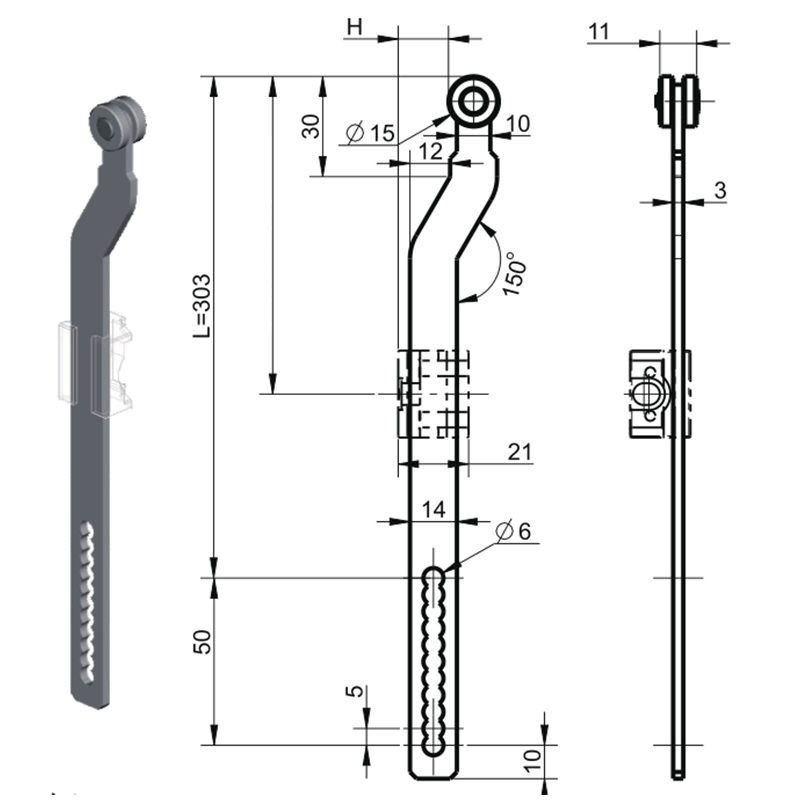 LG006-C Il-mhúnla Accessories Slat Ceangail
