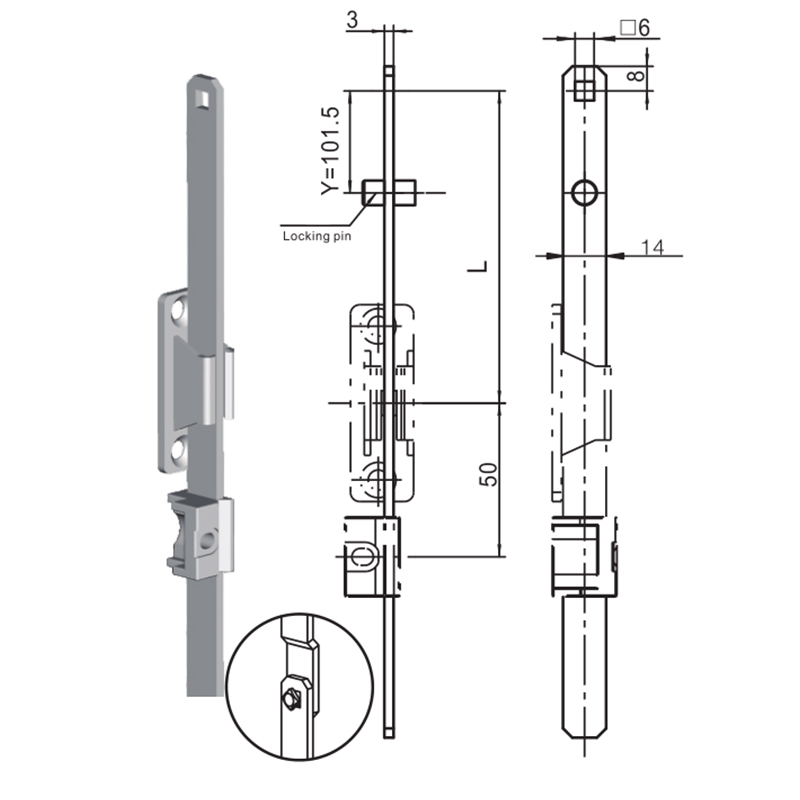LG010-3 Le Bioráin Glasála Nascadh Slat Accessories