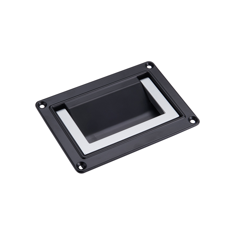 LS504-5-A Láimhseáil Doras Chrome Bonn Plaisteacha Dubh